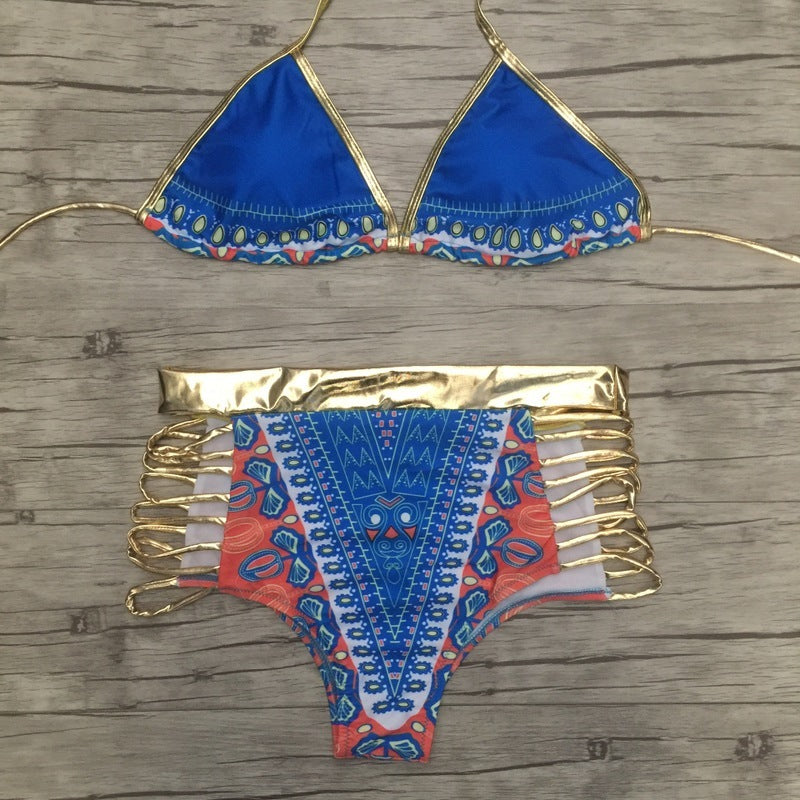 European, American and South African bronzing bikini