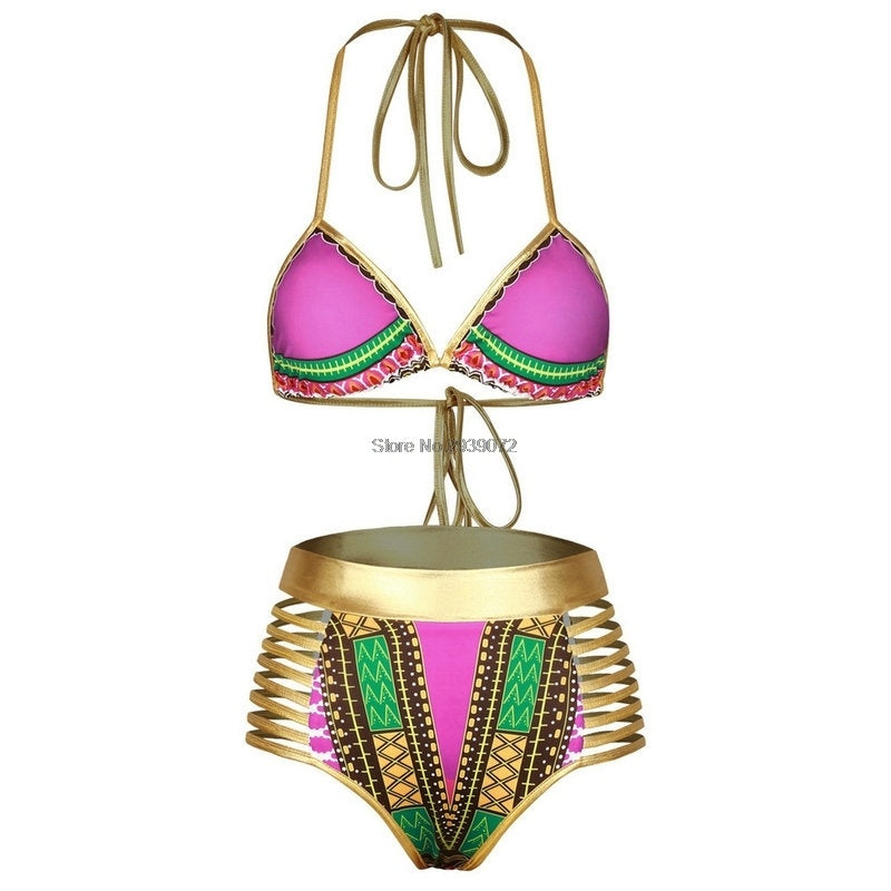 European, American and South African bronzing bikini